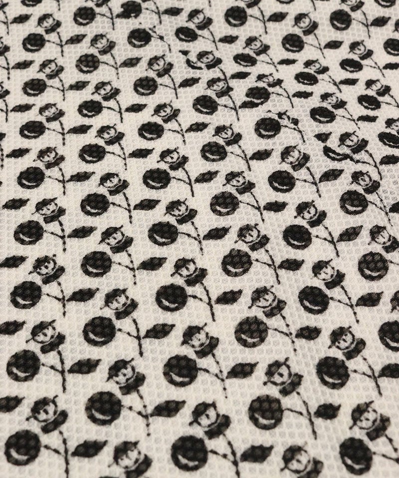 柄アップ(ホワイト×ブラック)