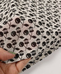 生地感(ホワイト×ブラック)