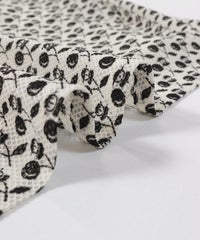 生地感(ホワイト×ブラック)