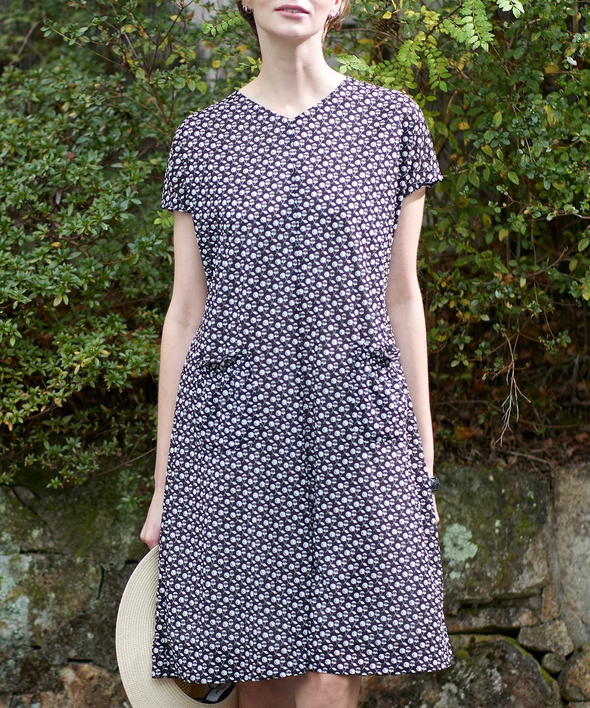 ピコチェリー柄ワンピース|スタジオピッコーネ - ゴルフウェアや婦人服通販