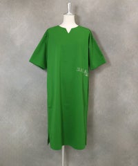 UV冷感サイド刺繍ワンピース(グリーン)