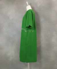 UV冷感サイド刺繍ワンピース(グリーン)横