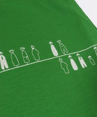 刺繍アップ(グリーン)