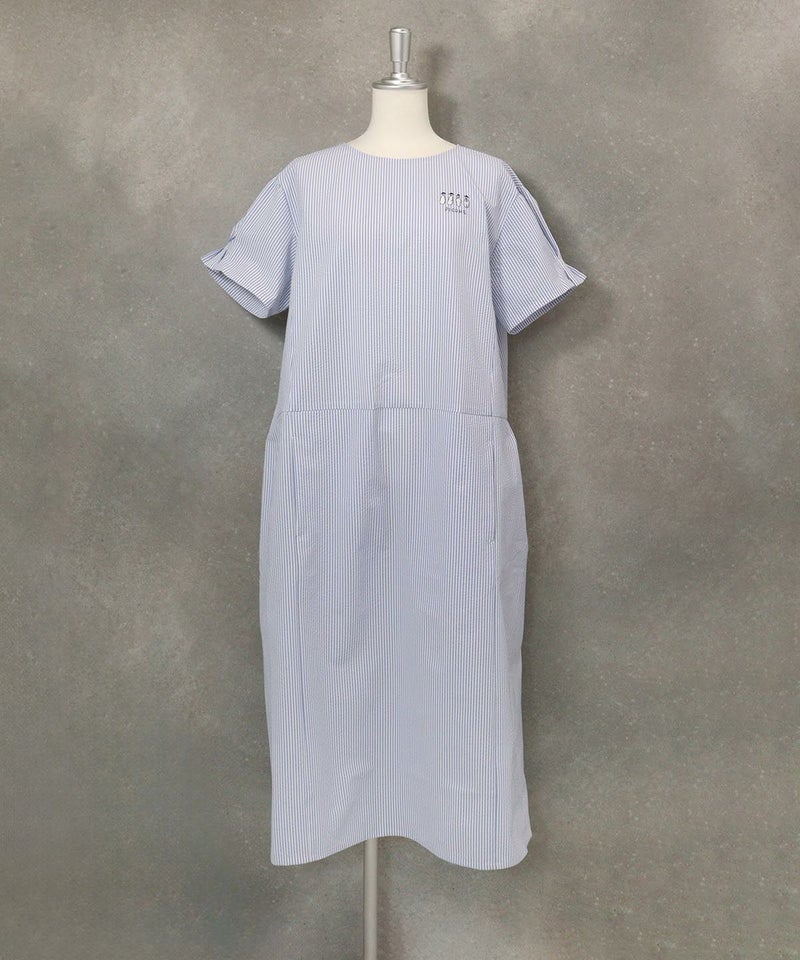 サッカーストライプワンピース(ブルー)