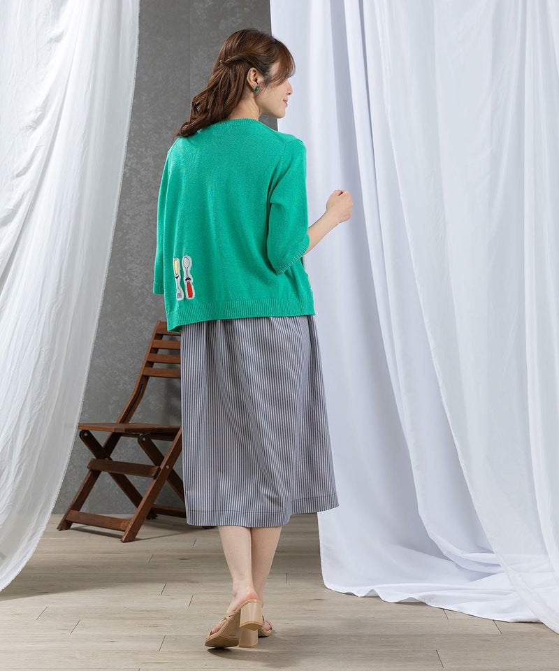 モデル着用画像（グレー）