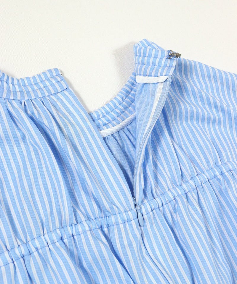 後ファスナー部分（ブルー）