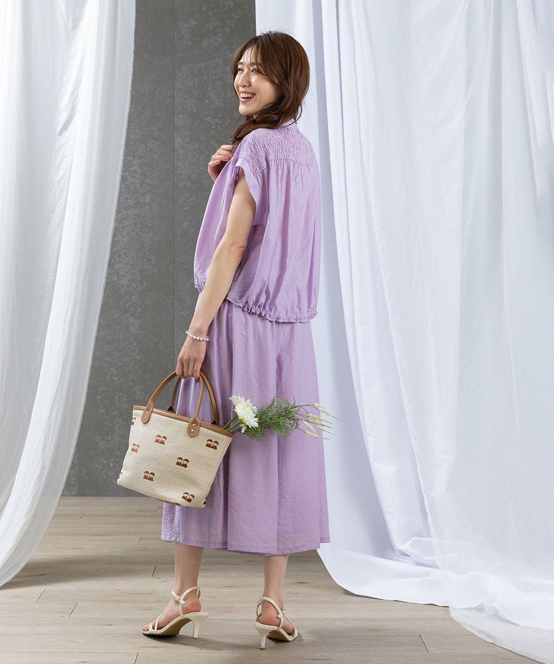 モデル着用画像（ライトパープル）