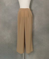 冷感速乾ソフトワイドパンツ(キャメル)