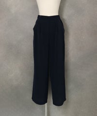 冷感速乾ソフトワイドパンツ(ネイビー)