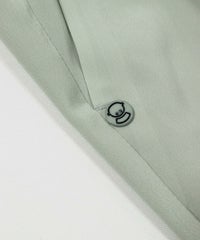 飾りボタンアップ(ライトグリーン)