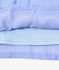 内側生地アップ(ライトブルー)