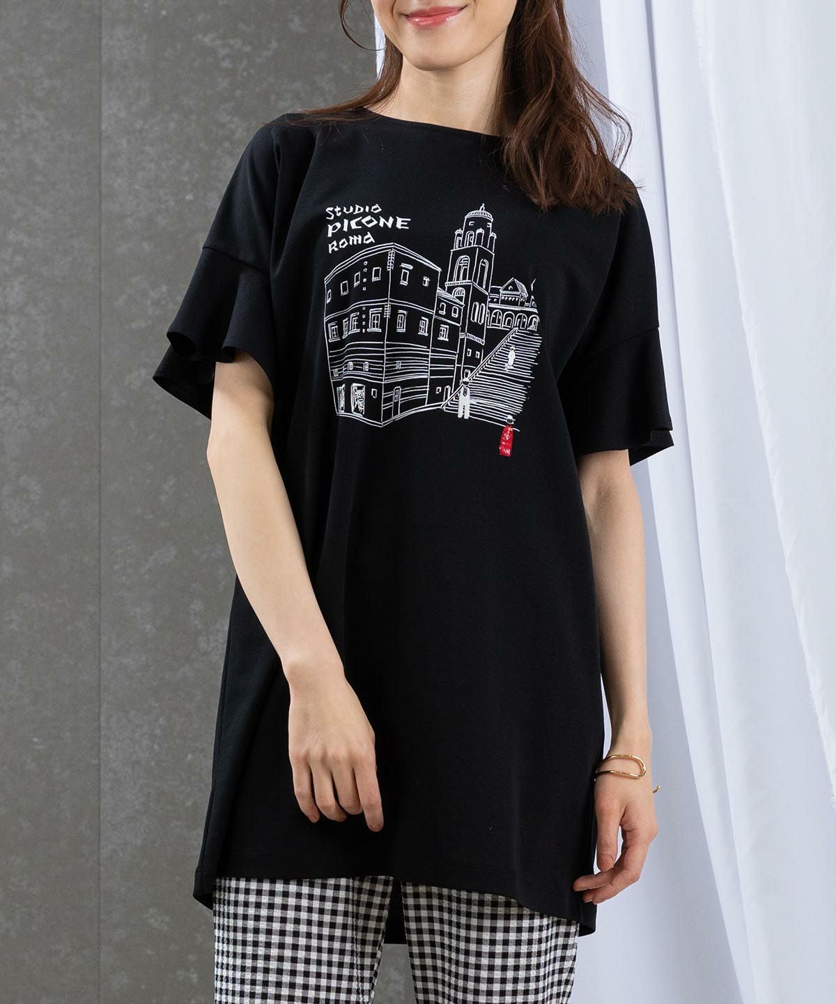 スパンコールピコUV冷感Tシャツ|スタジオピッコーネ - ゴルフウェアや