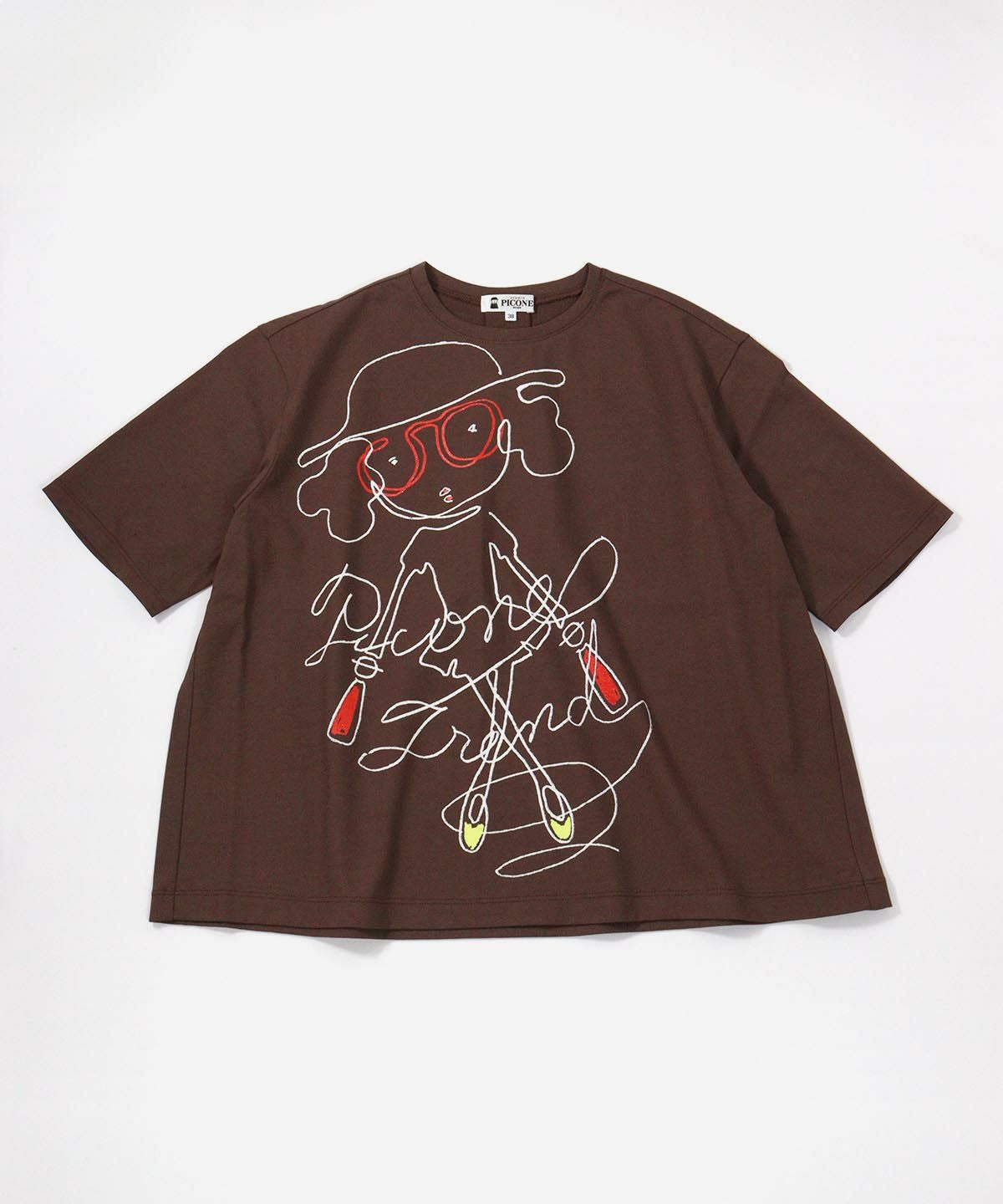 線画イラスト冷感Tシャツ|スタジオピッコーネ - ゴルフウェアや婦人服通販
