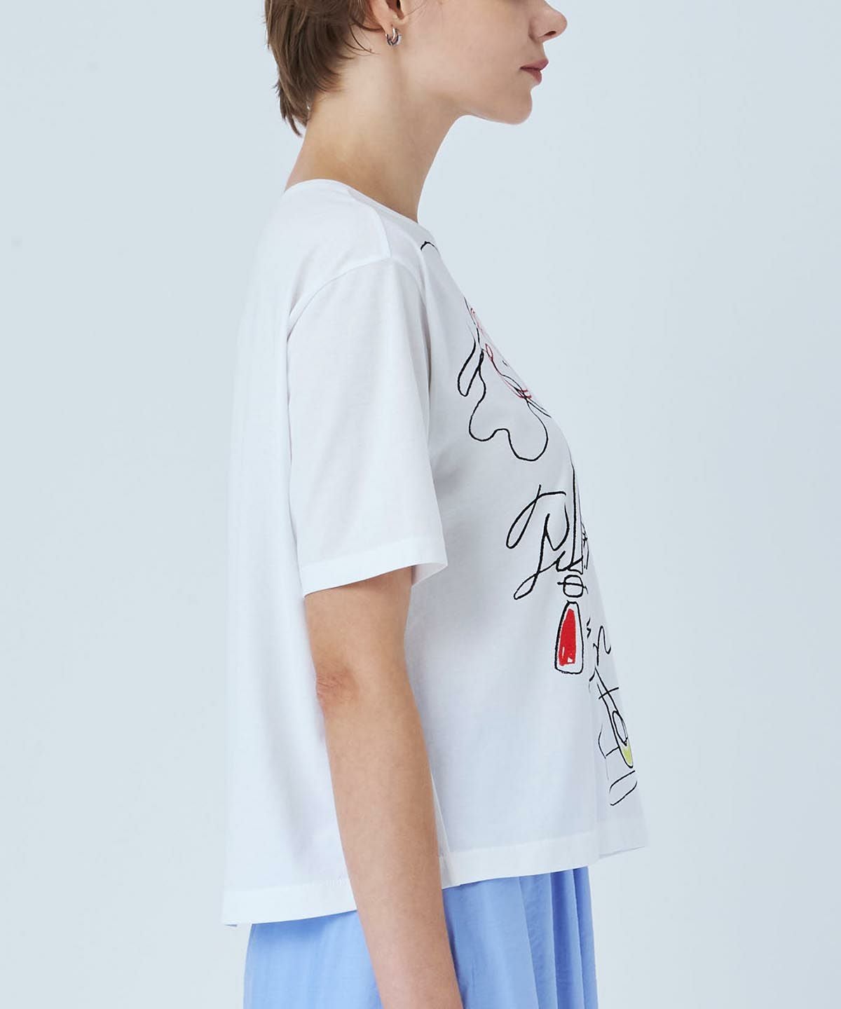 線画イラスト冷感Tシャツ|スタジオピッコーネ - ゴルフウェアや婦人服通販