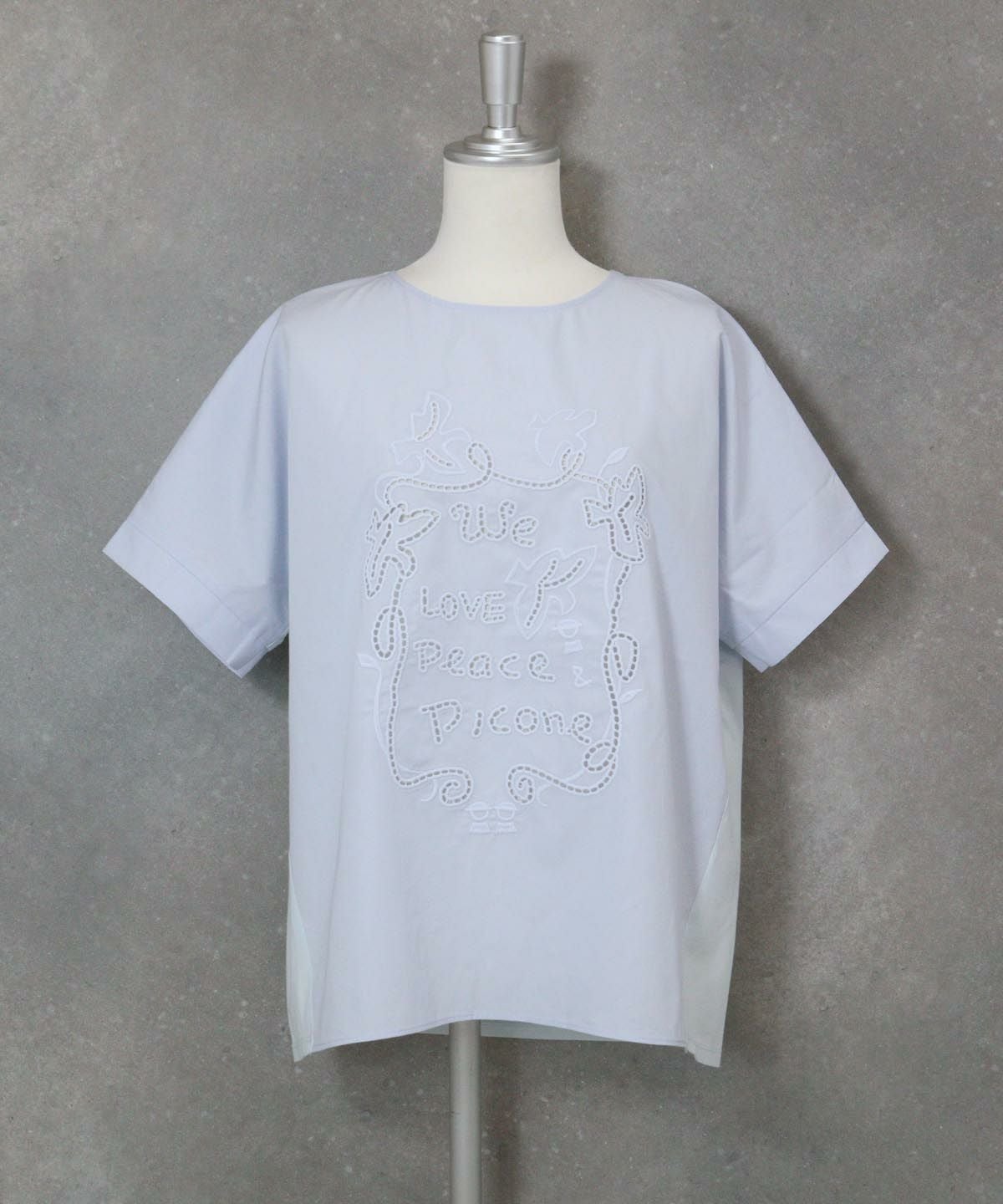 カットワーク刺繍冷感Tシャツ|スタジオピッコーネ - ゴルフウェアや