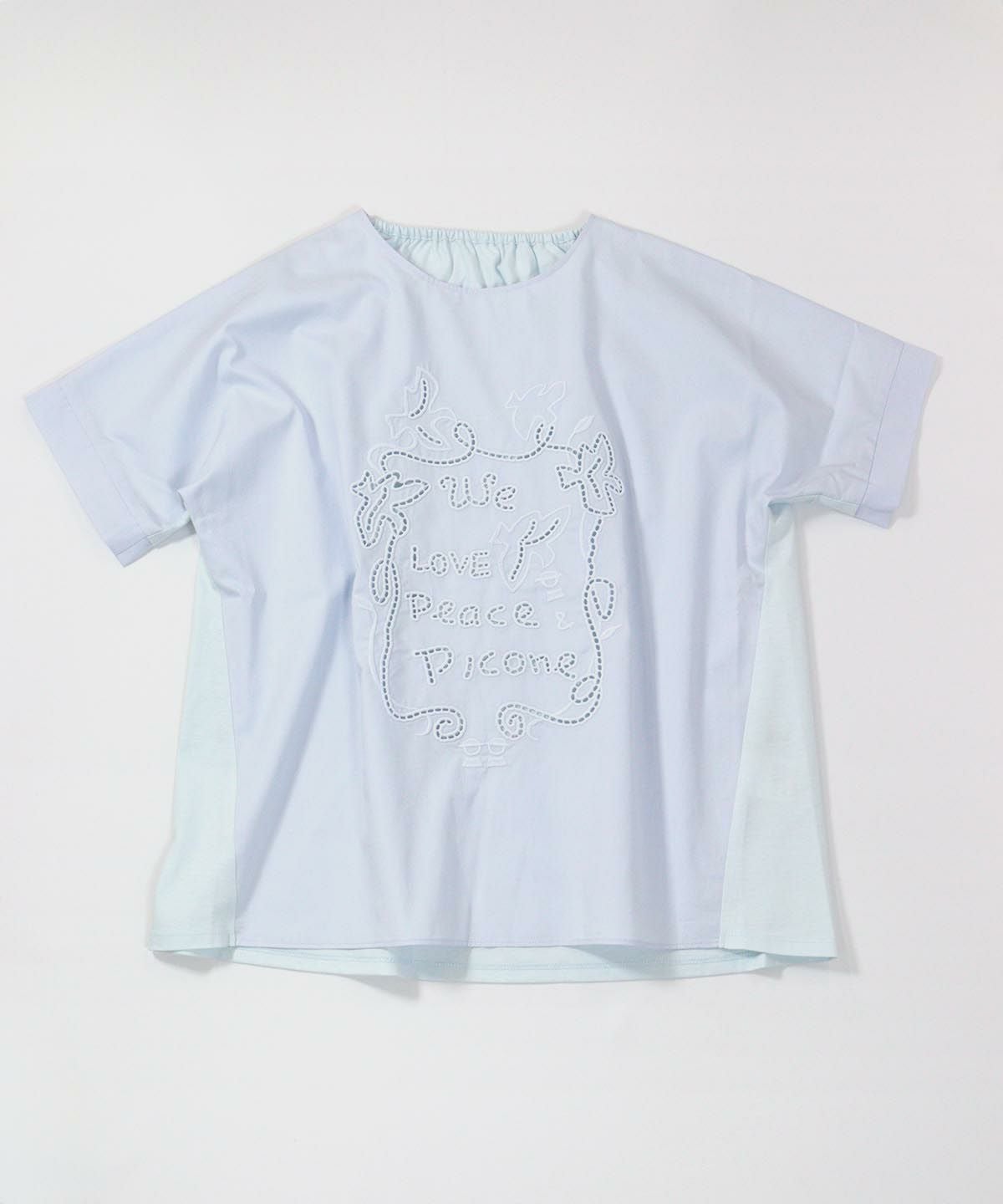 カットワーク刺繍冷感Tシャツ|スタジオピッコーネ - ゴルフウェアや