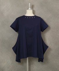 イレギュラー冷感Ｔシャツ(ネイビー)