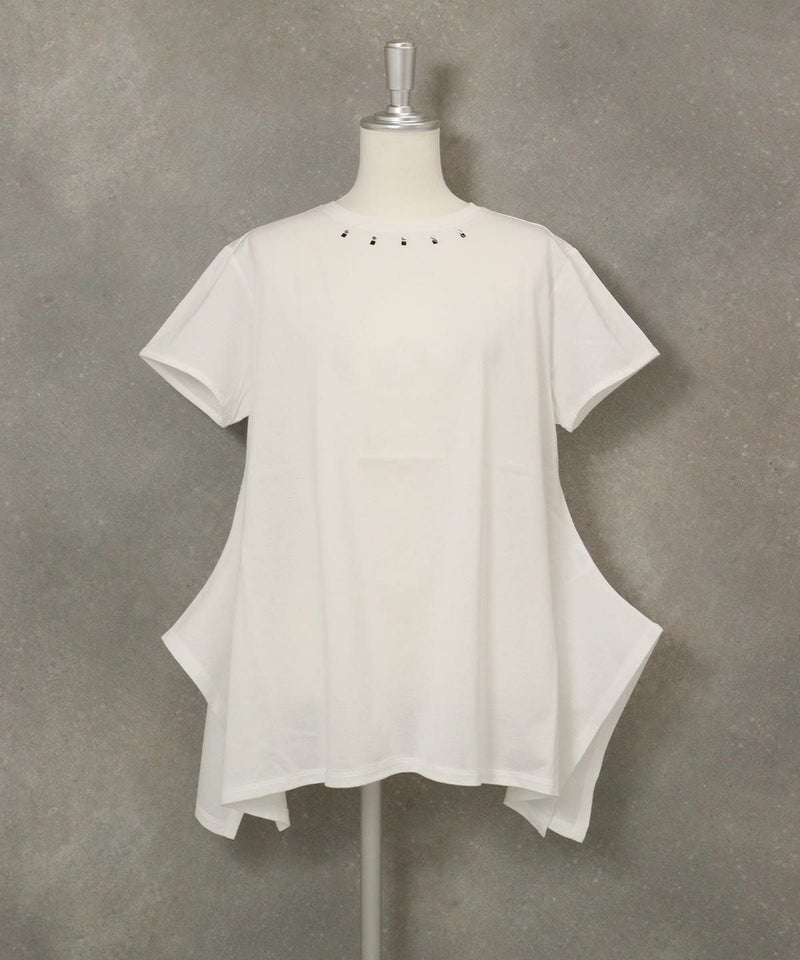 イレギュラー冷感Ｔシャツ(ホワイト)