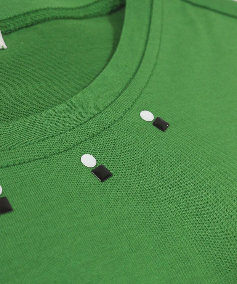 首元デザインアップ(グリーン)