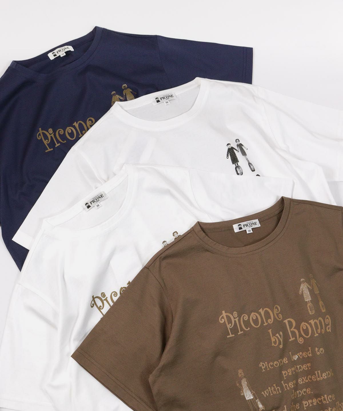 スパンコールピコUV冷感Tシャツ|スタジオピッコーネ - ゴルフウェアや