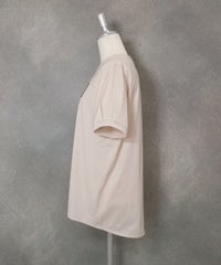 タックスリーブＴシャツ横(ベージュ)