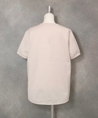 タックスリーブＴシャツ後(ベージュ)
