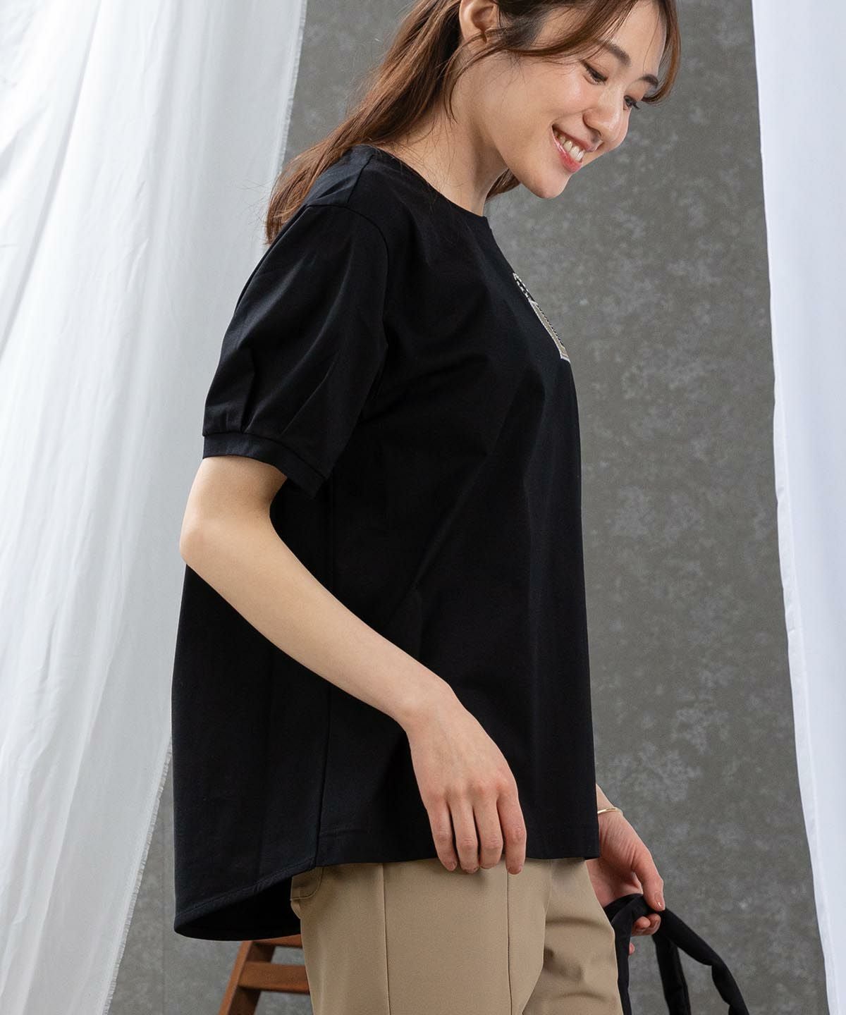 タックスリーブTシャツ|スタジオピッコーネ - ゴルフウェアや婦人服通販
