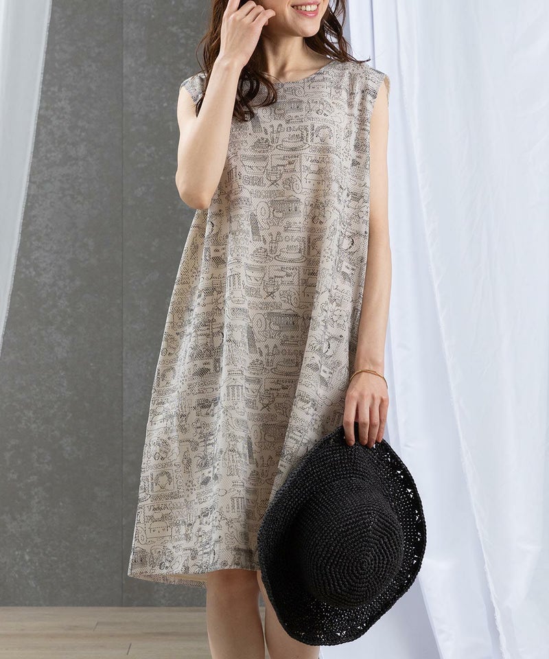 モデル着用画像(ベージュ)