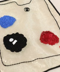 胸元デザインアップ(ベージュ)