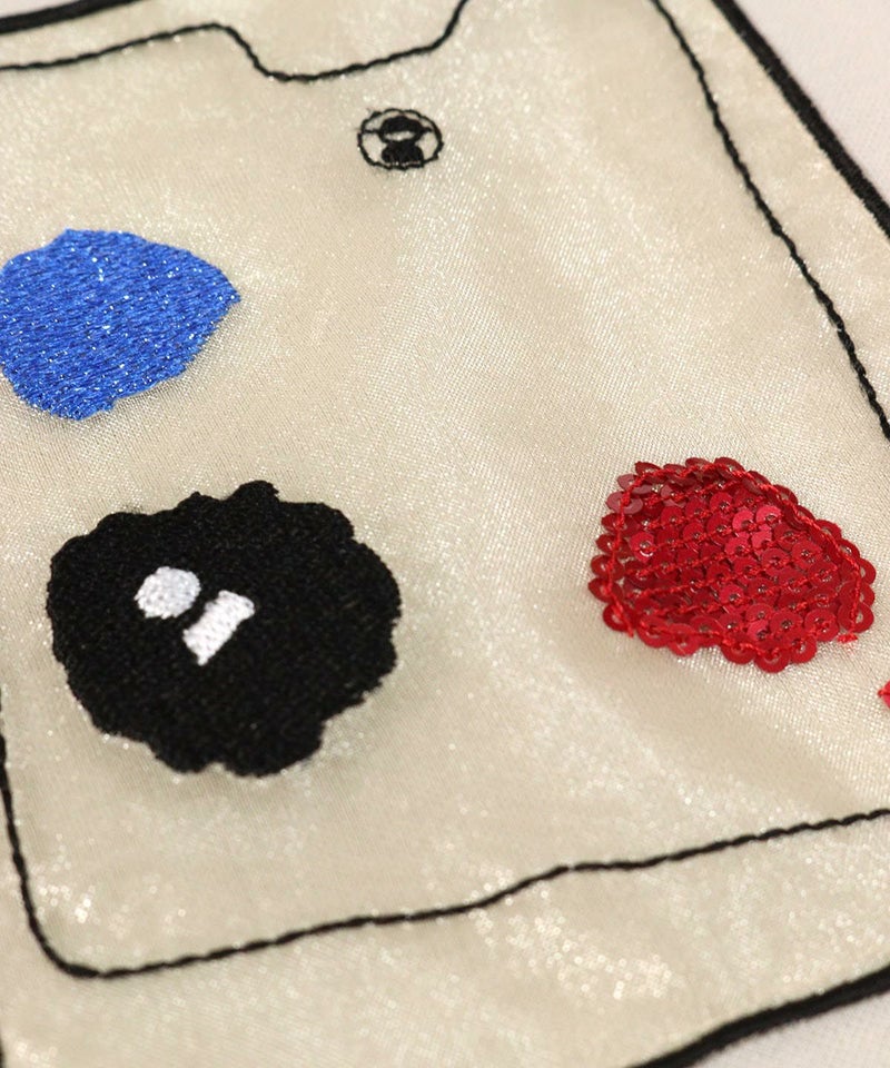 胸元デザインアップ(ベージュ)