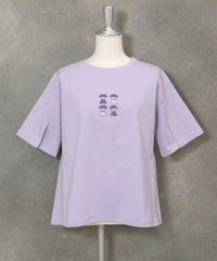 スパンコールピコUV冷感Ｔシャツ(ライトパープル)