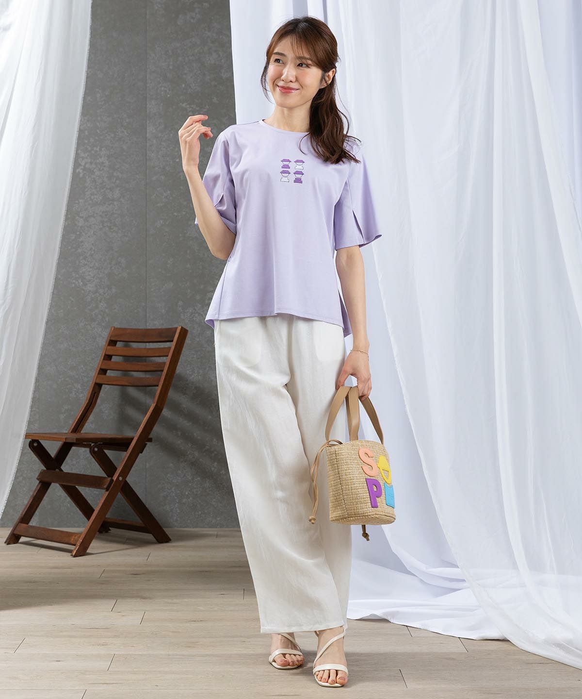 スパンコールピコUV冷感Tシャツ|スタジオピッコーネ - ゴルフウェアや