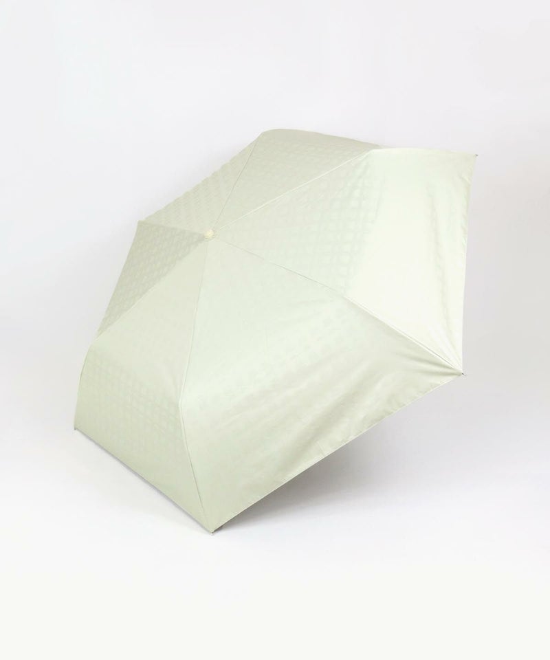 晴雨兼用ピコ柄折り畳み傘(ベージュ)