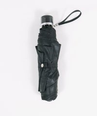 晴雨兼用ピコ柄折り畳み傘(ブラック)