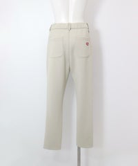 UVベーシックテーパードパンツ(ライトグレー)後ろ