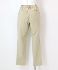 撥水ベーシックパンツ 後ろ（ベージュ）