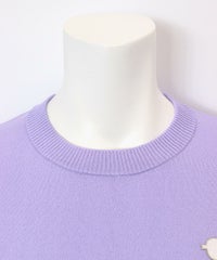 襟部分（ライトパープル）