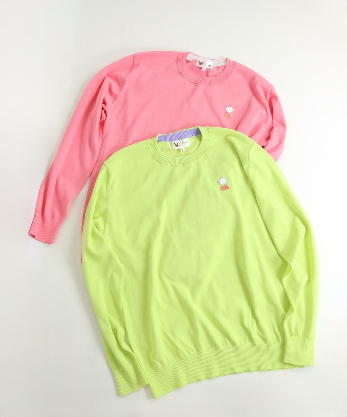 デット Picone CLUB ピッコーネ クラブ コットンニット セーター デット Picone CLUB ピッコーネ クラブ コットンニット セーター