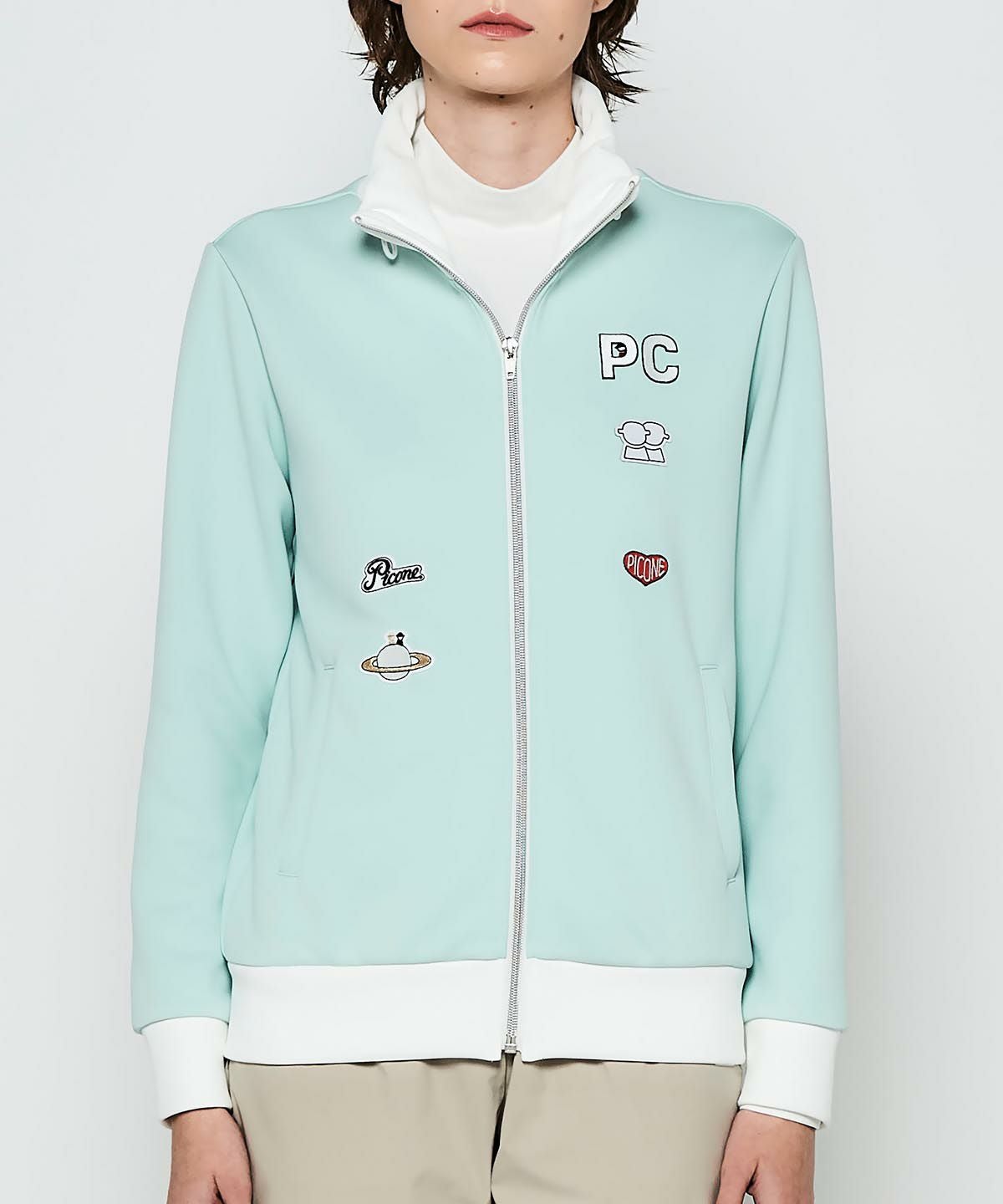 モデル着用画像（ライトグリーン）