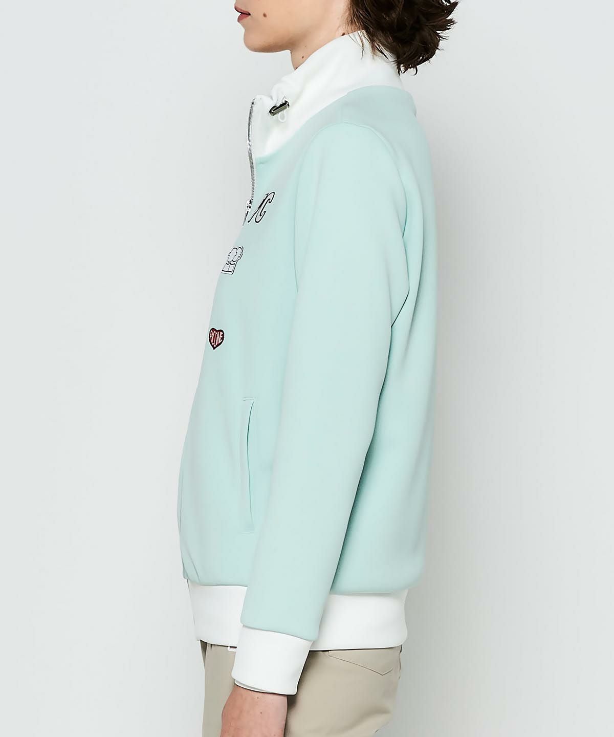 新品　PICONE CLUB ピッコーネクラブ　ワッペン付ジップブルゾン ワッペン付ジップブルゾン|ピッコーネクラブ-アウトレット- - ゴルフ