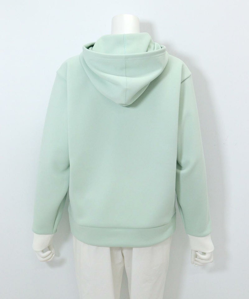 刺繍ワッペンジップパーカー 後ろ（ライトグリーン）