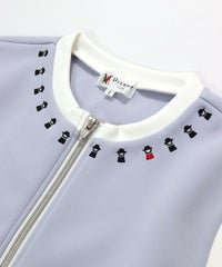 ピコ刺繍（ライトブルー）