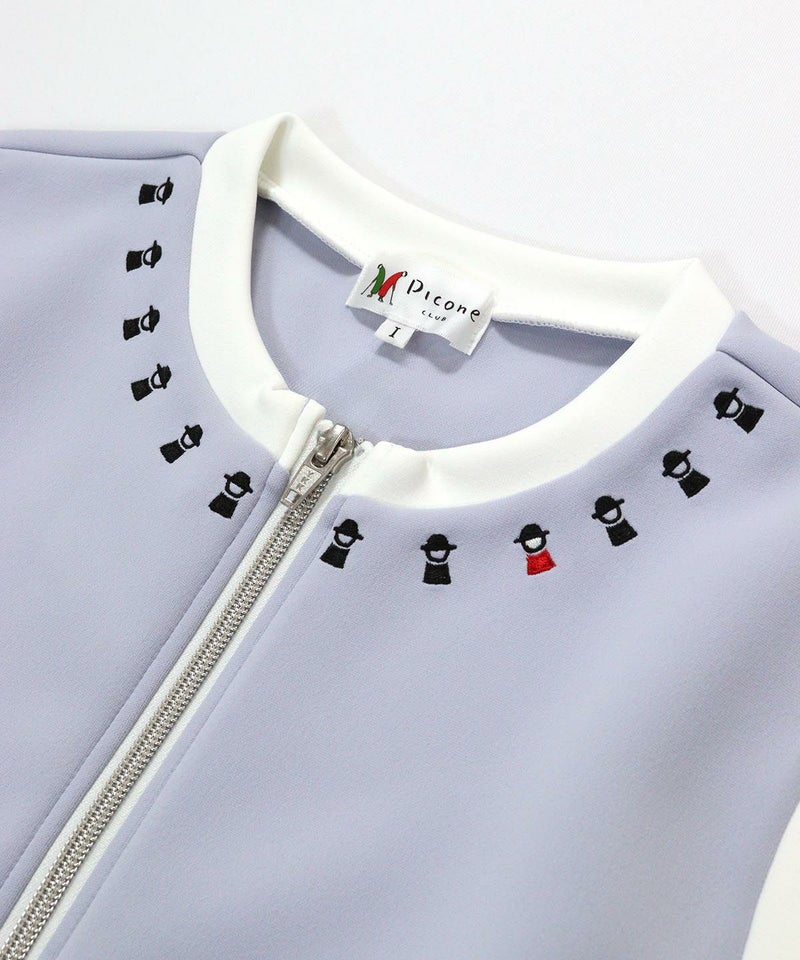 ピコ刺繍（ライトブルー）