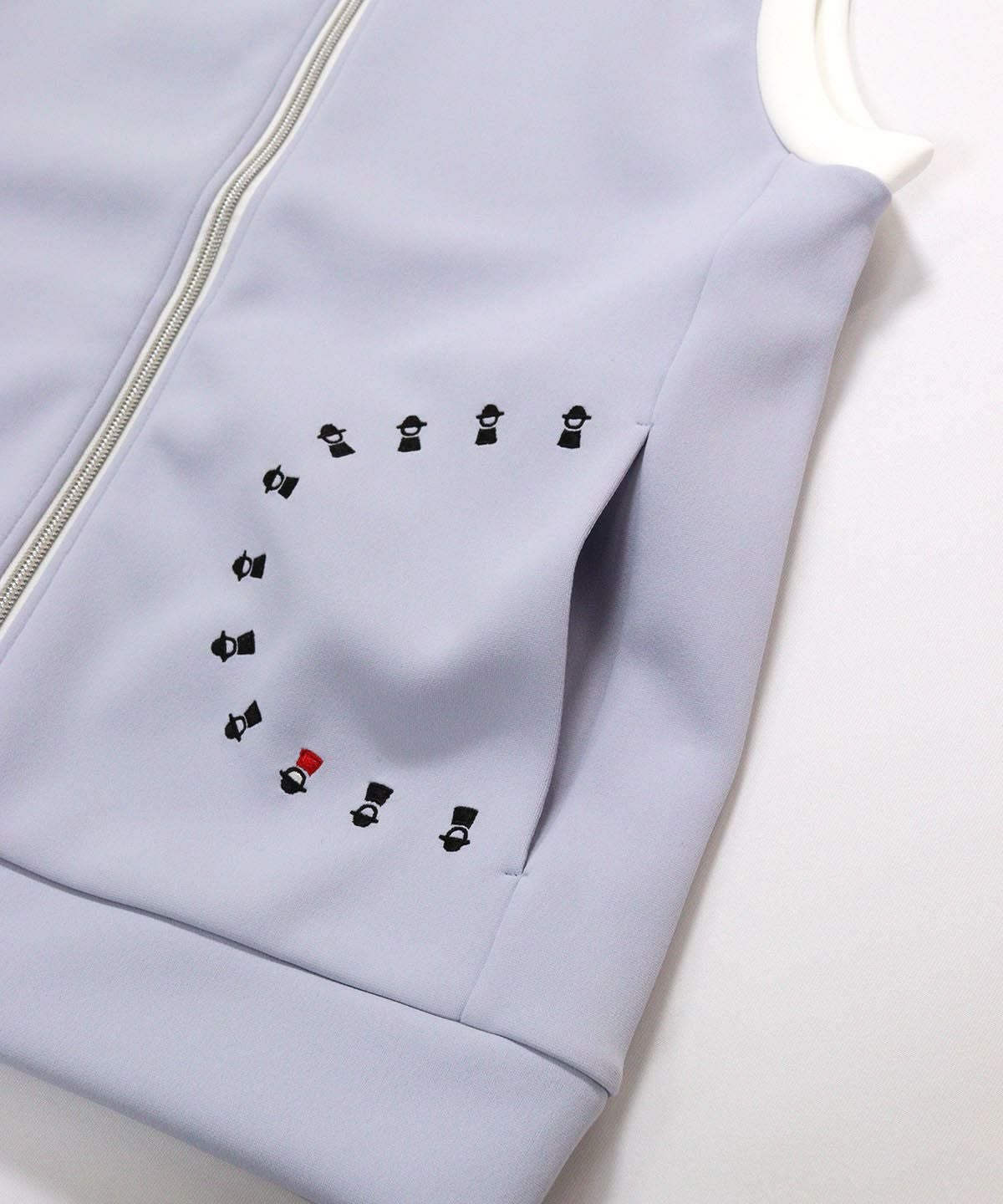 ピコライン刺繍ジップベスト|ピッコーネクラブ-アウトレット- - ゴルフ