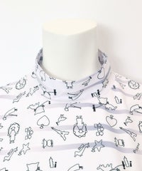 襟元部分（ライトグレー）