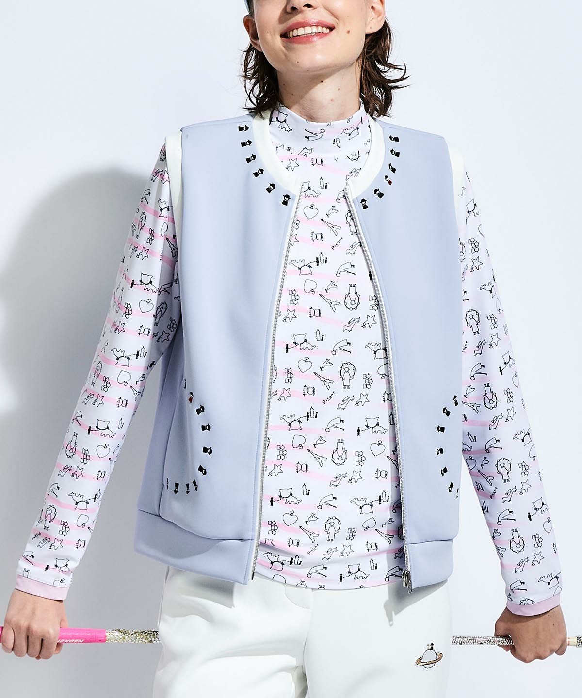 モデル着用画像（ピンク）