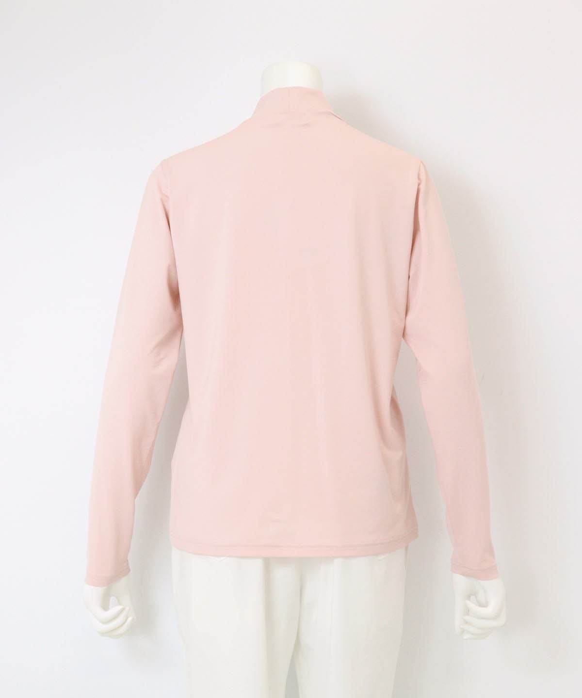 ピコ柄ストーンプルオーバー 後ろ（ピンク）