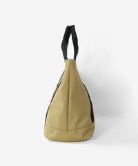 配色ボストンバッグ 横（ベージュ）