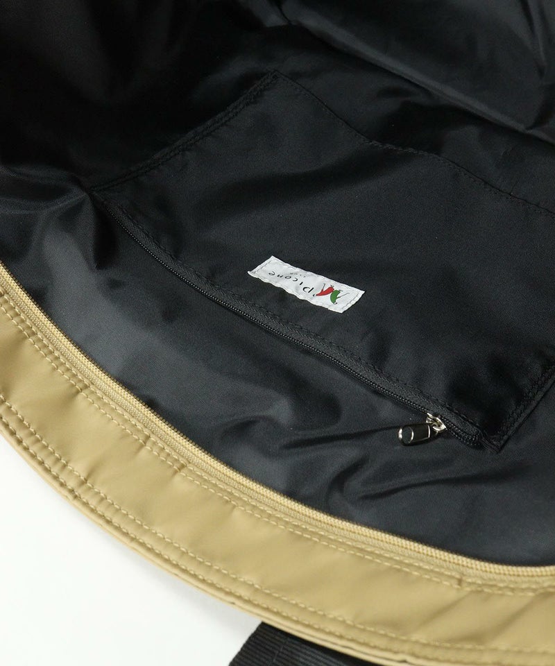 内側ジップポケット（ベージュ）