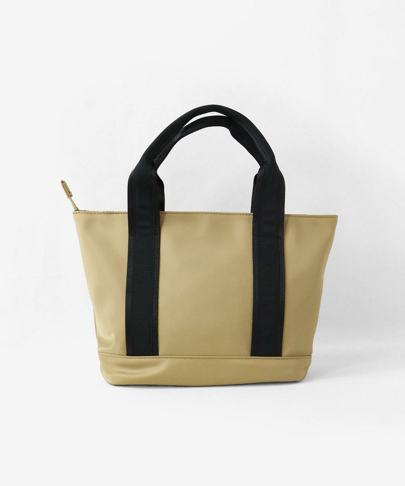 配色カートバッグ 後ろ（ベージュ）